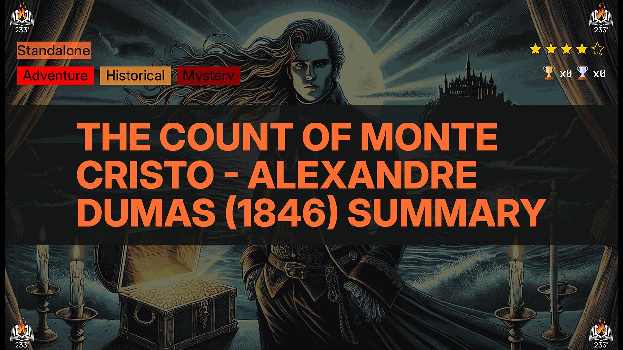 The Count of Monte Cristo - Alexandre Dumas (1846) Summary