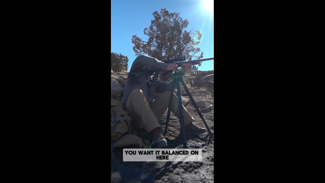 Shooting off a tripod