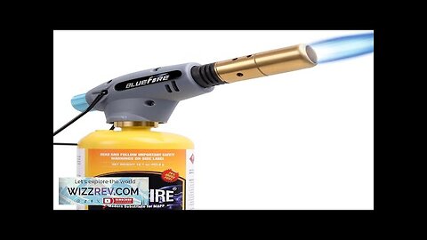 BLUEFIRE Handy Cyclone Torch Head Portable Brass Gas Torch Trigger Start Self-Ignition Review