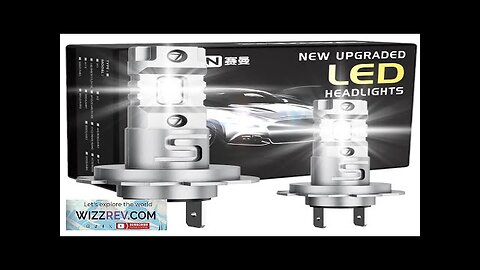 SEALIGHT X5-H7 Pair 2600LM LED Car LED Headlight Bulbs Hi/Low Beam 6000K-6500K Review