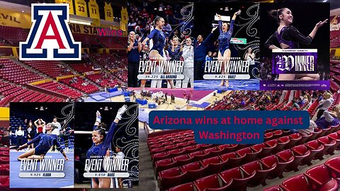 Arizona beats Washington at home in a low scoring women's gymnastics meet
