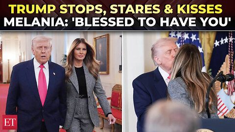 Trump melts over Melania at White House but flees reporters' questions on Epstein new bombshells