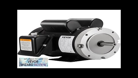 New 1.5 Hp Electric Motor 56C Frame Single Phase TEFC 115/230 V Review