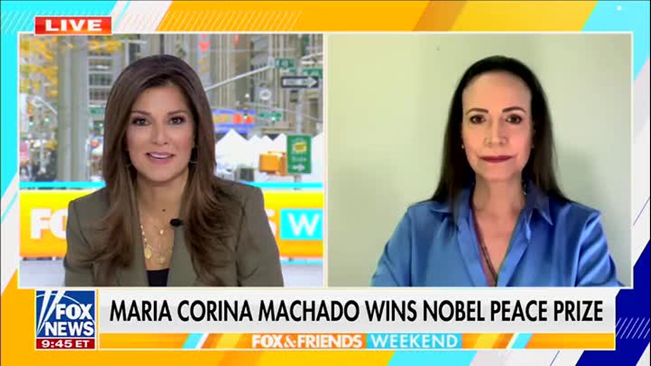 Fox News Interviews Nobel Peace Prize Recipient Maria Corina Machado: ‘I Decided to Dedicate It to President Trump Because He Deserves It’
