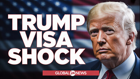 Trump’s H-1B Visa Shock | $100,000 Fee for Companies | Global 24 News