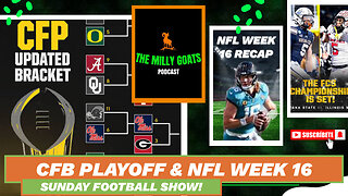 CFB Playoff 1st Round Recap & NFL Week 16 Round-up