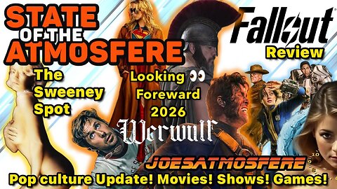 Looking Forward 2026, Golden Globes, Fallout Review, Sydney Sweeney News, State of the Atmosfere!