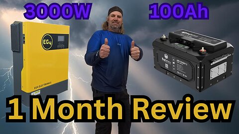 EG4 All-in-one Solar System: 3000W with Big Battery Husky 2(One Month Review)