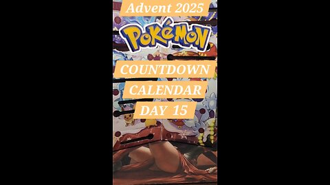 Advent Day 15 Pokémon Countdown Calendar