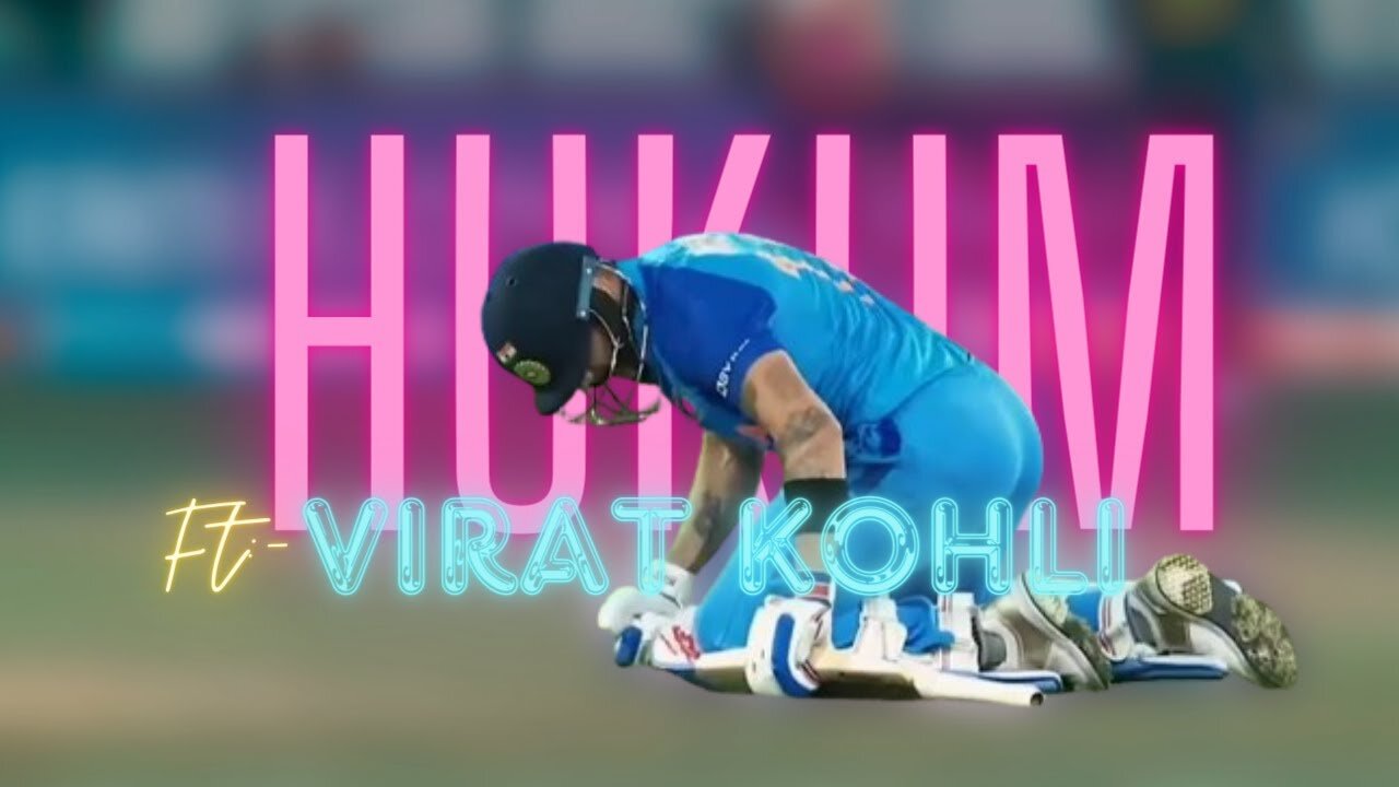 HUKUM ft Virat Kohli(Ind vs Pak) #viral #viratkohli #t20worldcup #icc #bcci