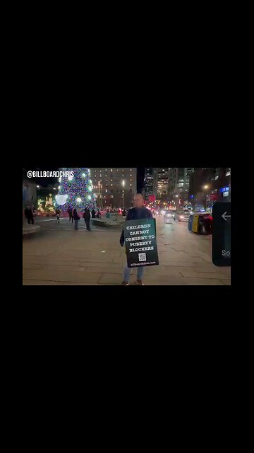 Billbpard Chris attacked