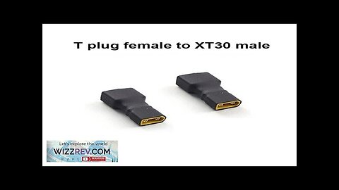 2pcs RC XT60 Male To Deans Plug Female T Connector Adapter Review