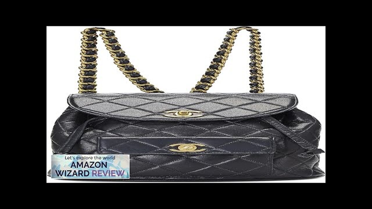 CHANEL Pre-Loved Black Quilted Lambskin 'CC' Classic Backpack Small BlackA beloved Review