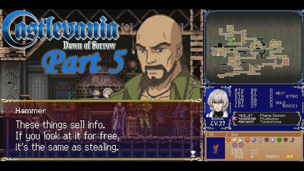 Castlevania: Dawn of Sorrow Part 5 ~ See, Hammer Gets It.