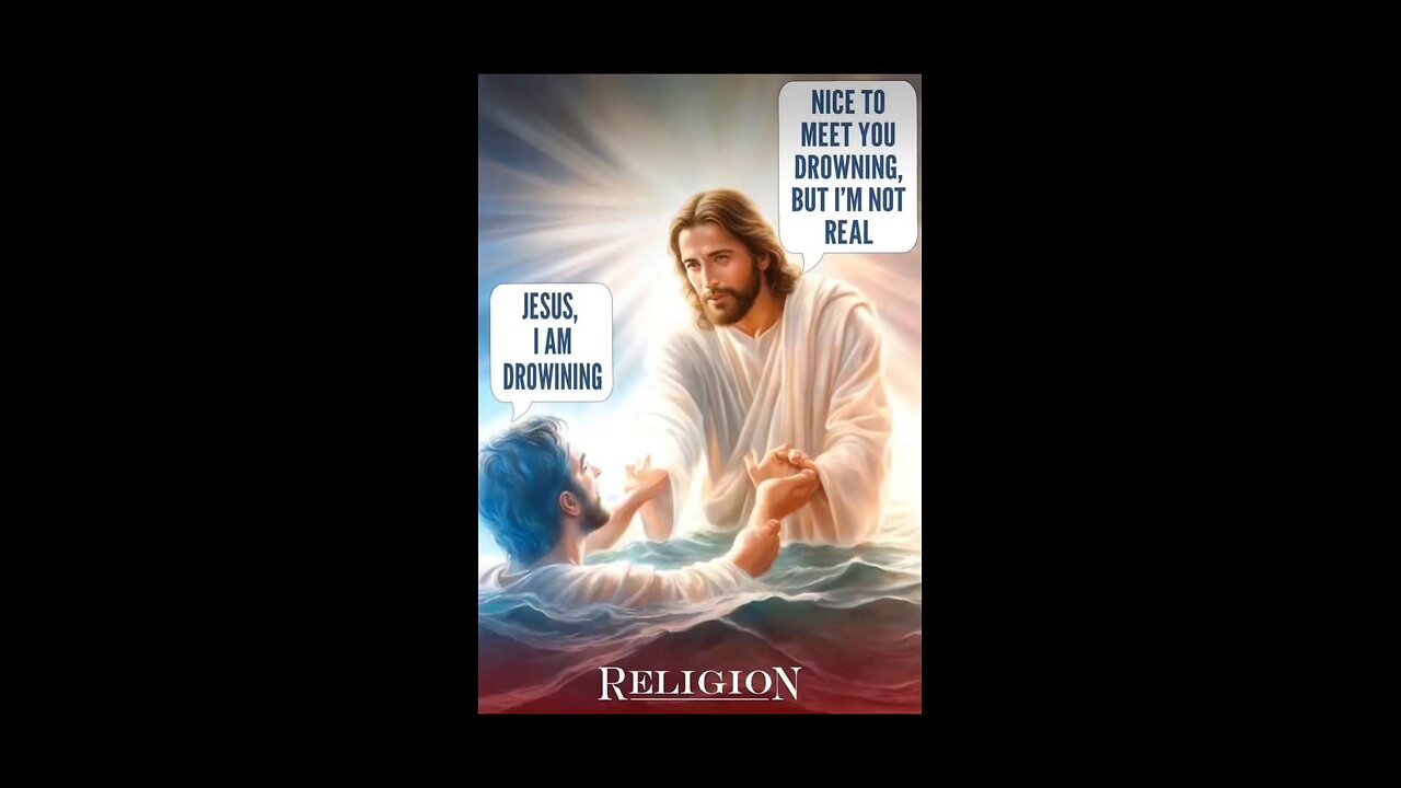 I mean if Jesus helps you swim then swim