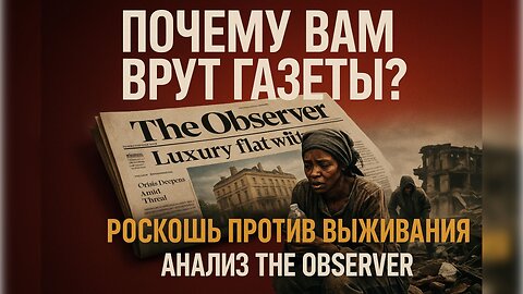 Почему вам врут газеты? Роскошь против Выживания: Анализ The Observer