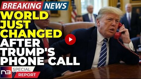 🚨BREAKING: Nobody Could Believe What Happened After Trump Made This One Phone Call Today