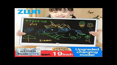 19inch LCD Writing BoardArt Writing Painting Children Tools Educational Toys for 3 Review