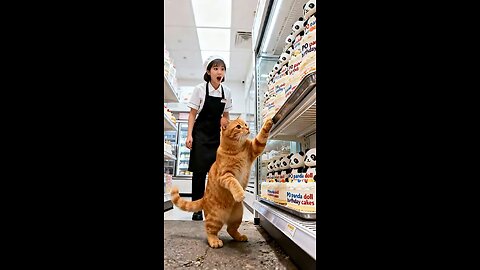 🐱💔 Cute Cat Drops The Cakes But Kind Kids Come To Help #hmminds