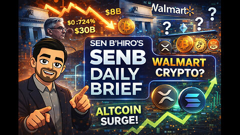 Bitcoin Breaks the Downtrend, Walmart Enters Crypto & SENB Hits New Highs 🚀 | SENB Daily Brief