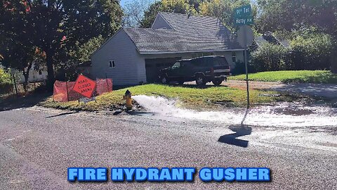 Fire Hydrant Gusher