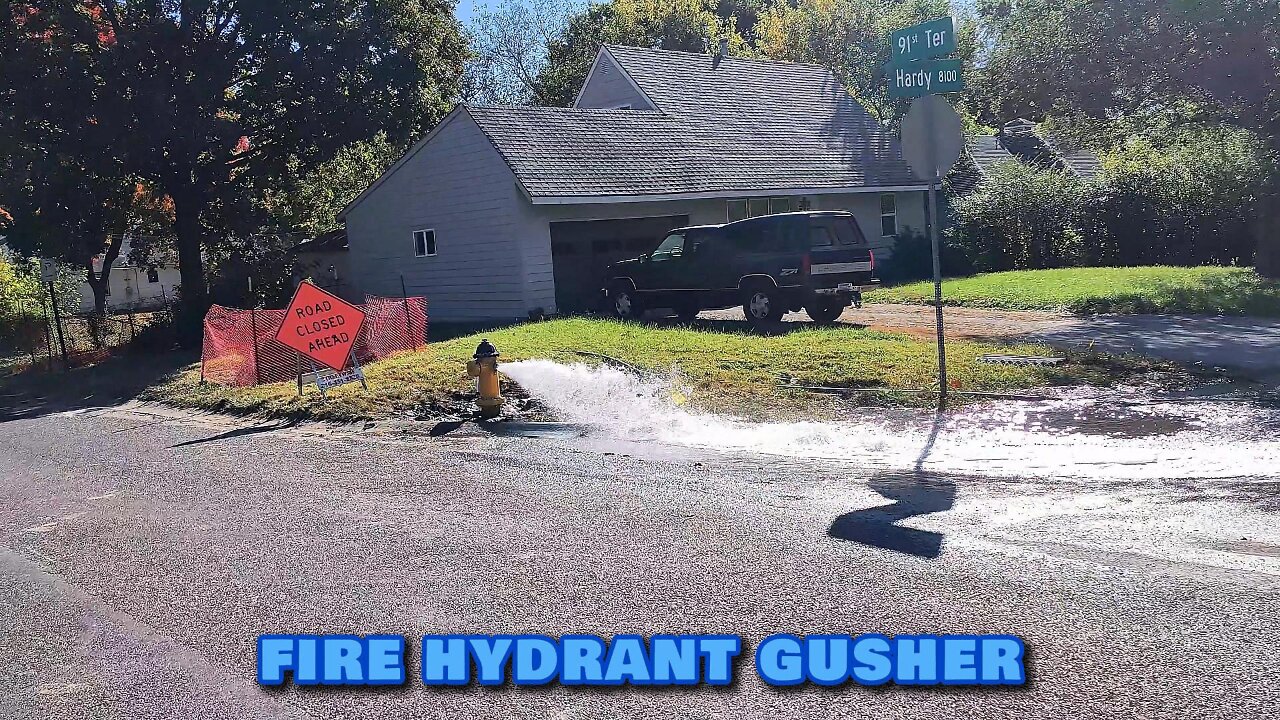 Fire Hydrant Gusher