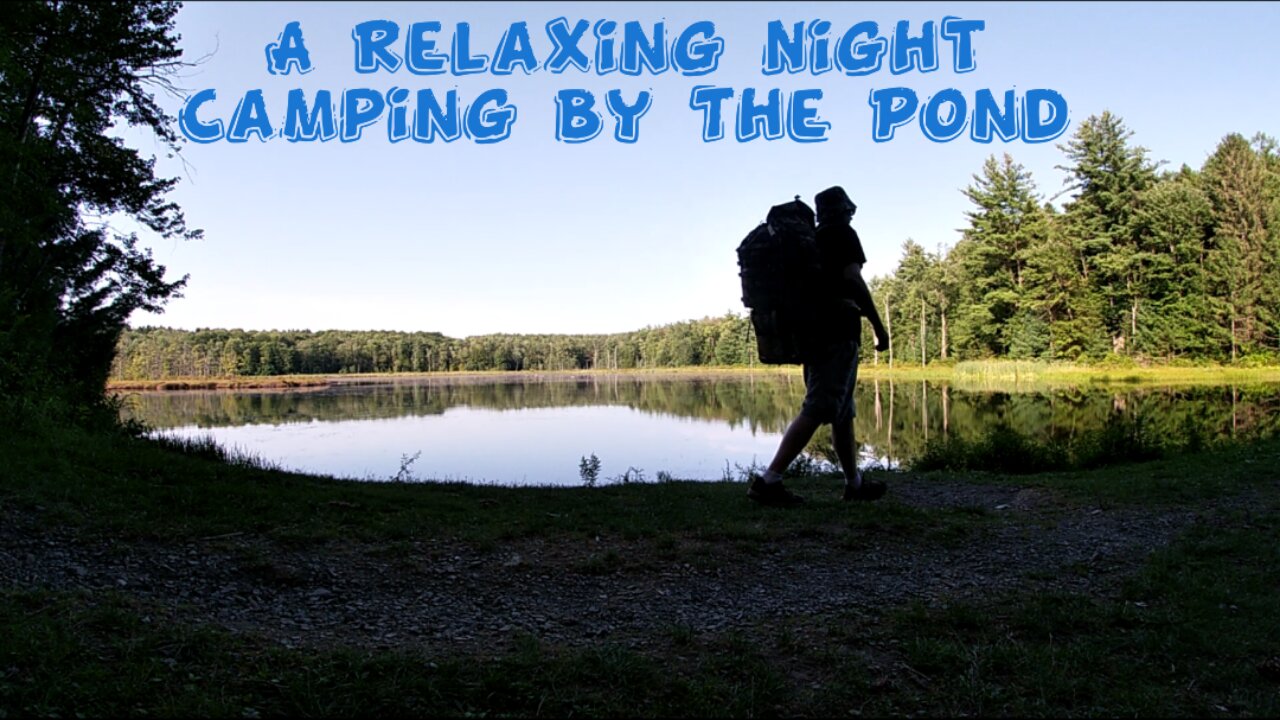 A Relaxing Night Camping By The Pond