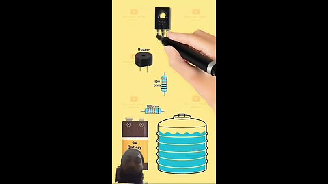 DIY Water Tank Full Alarm Circuit 🔔 Simple Overflow Alert System