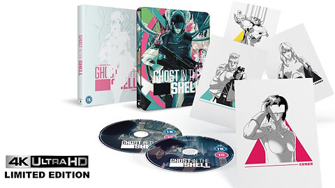 Ghost in the Shell [4K UHD & Blu-ray Steelbook Collector's Shiro/White Edition]