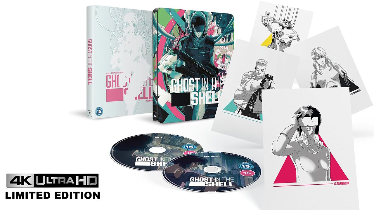 Ghost in the Shell [4K UHD & Blu-ray Steelbook Collector's Shiro/White Edition]