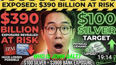 JOHN QALT W/ ASIAN GUY-BANKRUPT: Banks Face 390 BILLION Loss if Silver Hits $100 (They R Panicking)