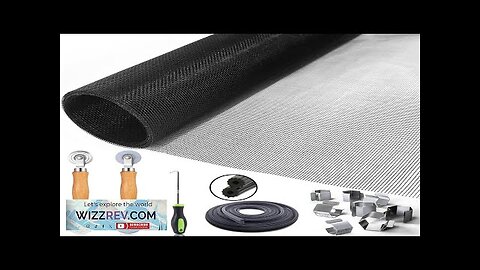 Window Screen Door Repair Kit King&Charles Include Window Screens 48"x118"+ 2 Roller+50Ft Review