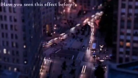 📖 📸 🎥 The Tilt Shift effect is a technique that can create an interesting