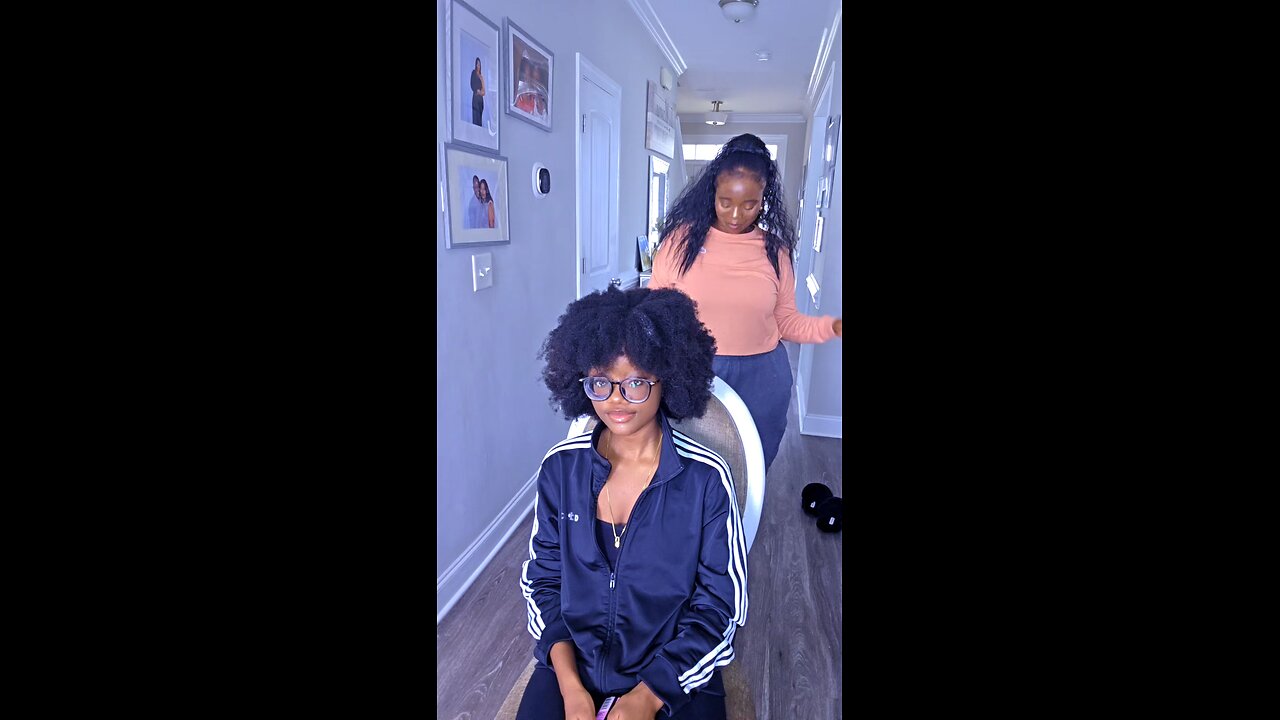 Daughter's hair done ✔️