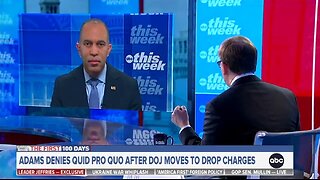 Rep Hakeem Jeffries Complains Trump Didn't Bring Down Biden's High Prices Yet