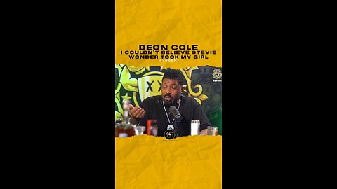 @deoncole I couldn’t believe @steviewonderlegacy took my girl