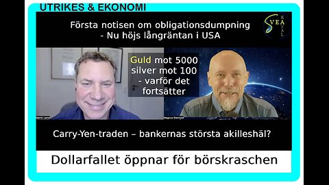 Utrikes & Ekonomi 75: Dollarfallet kan utlösa en gigantisk börskrasch