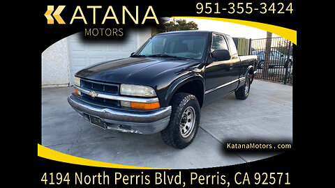 STOCK 571 2001 Chevrolet S10 Pickup Truck