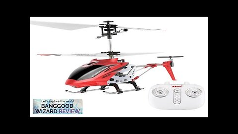 SYMA S107H 2.4G 3.5CH Auto-hover Altitude Hold RC Helicopter With Gyro RTF Review