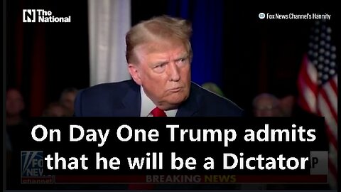 Trump Wasn't Kidding When He Said That He Would Be a Dictator On Day One