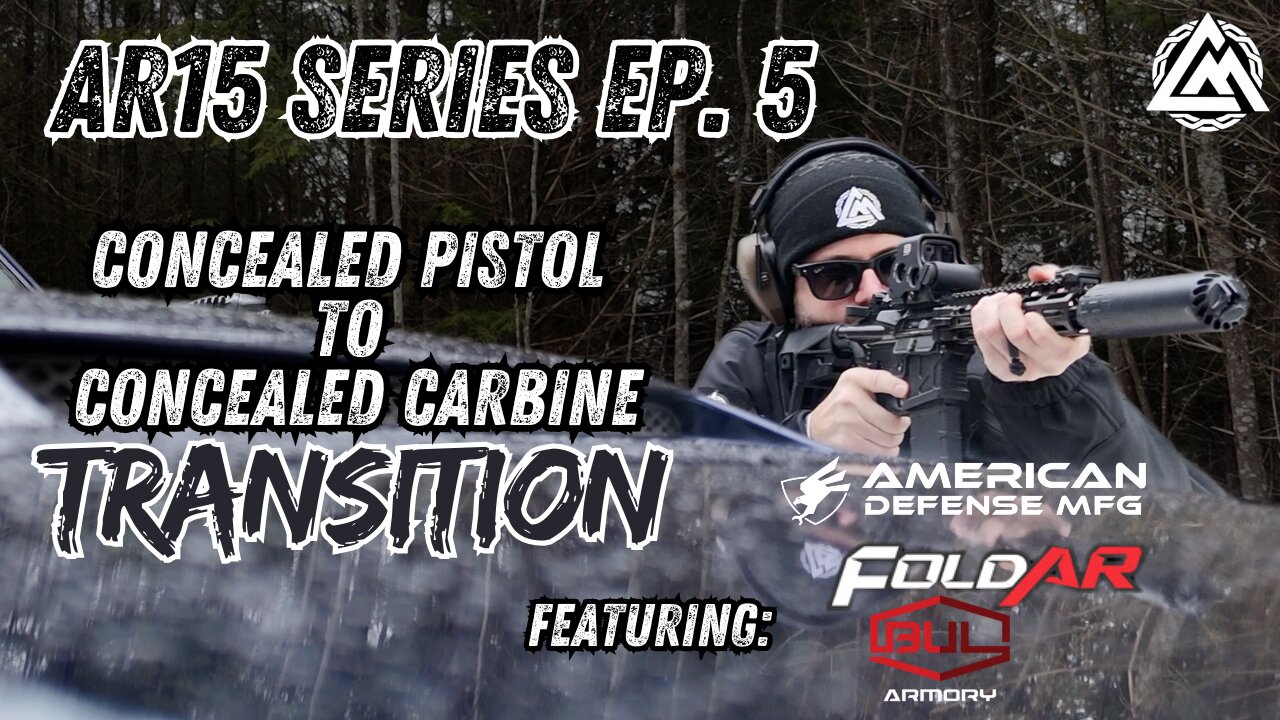 Concealed Carry Pistol to Carbine Transition Ft. FoldAR