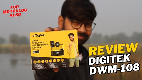 DigiTek DWM-108 Mic Review | For Moto Vlog | 22 Rider