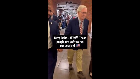 Mitch McConnell falls while walking