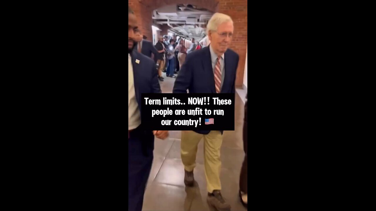 Mitch McConnell falls while walking