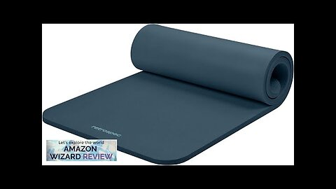 Retrospec Solana Yoga Mat 1" Thick w/Nylon Strap for Men & Women Review