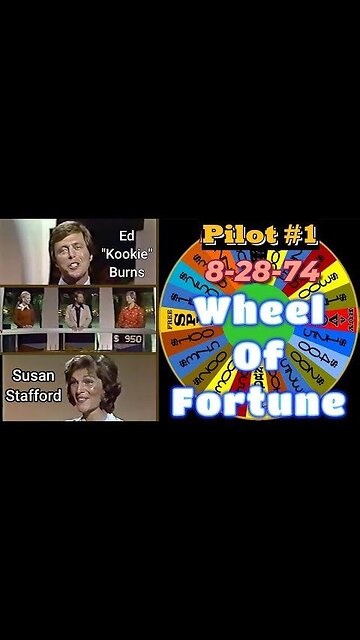 Highlights ~ Wheel Of Fortune PILOT (1974)