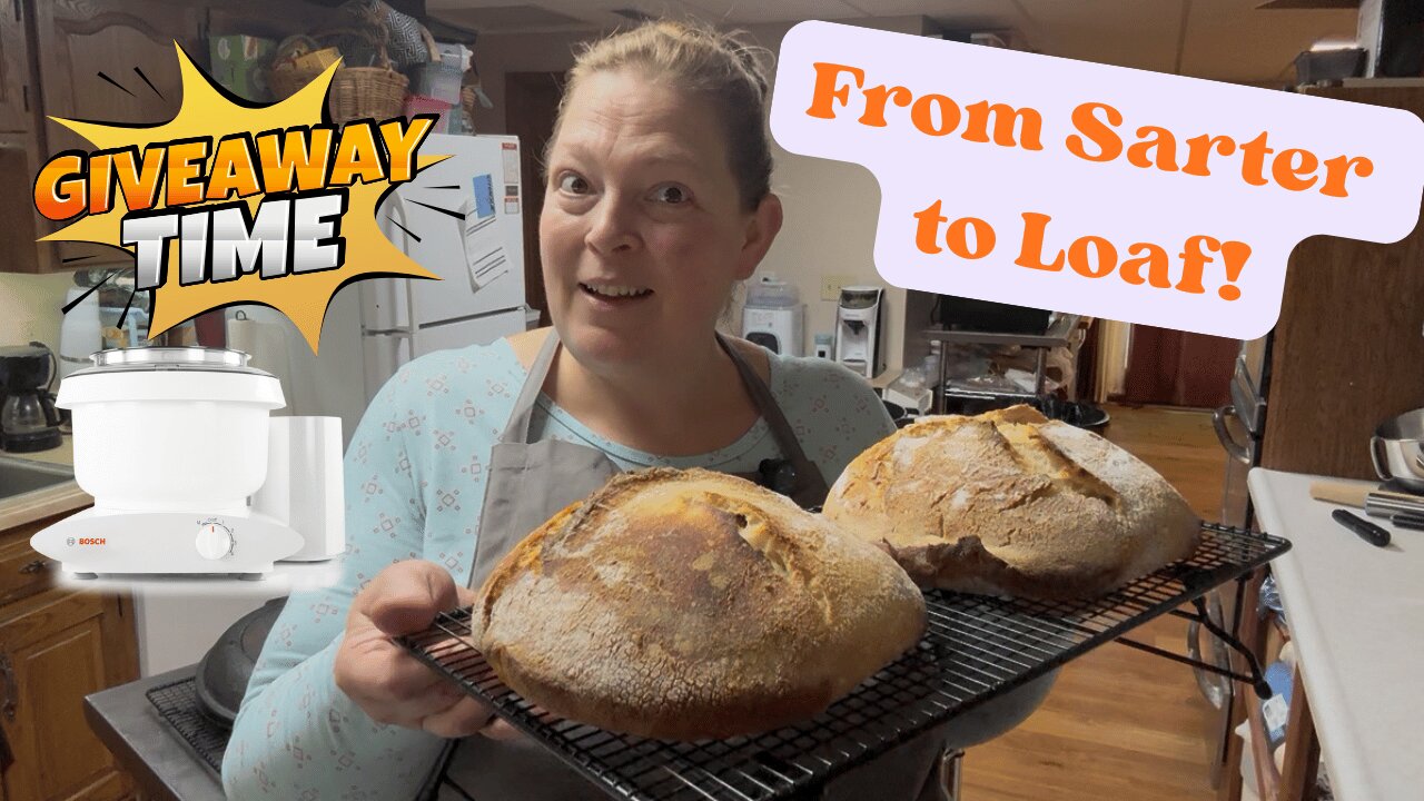 FAST Sourdough from Scratch 🍞 | Step-by-Step with Amazing Gadgets + GIVEAWAY!