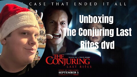 Unboxing The Conjuring Last Rites dvd - Christmas Edition