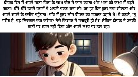 hindi stories nanhe deepak ka sapna