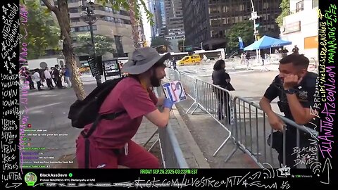 SCRUBS APPEARS AT THE PROTEST AND THE COPS WANT TO KNOW ABOUT IP2